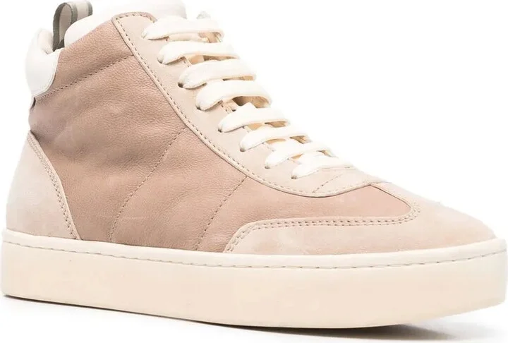 Panelled High-Top Sneakers - Image 2
