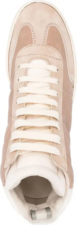 Panelled High-Top Sneakers - Image 4