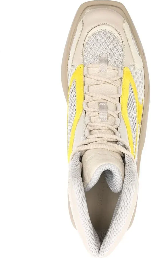 Panelled High-Top Sneakers - Image 4