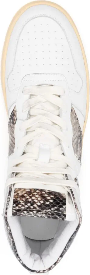 Panelled High-Top Sneakers - Image 4