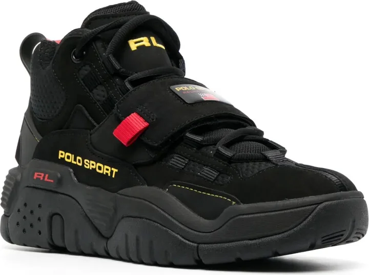 Panelled High-Top Sneakers - Image 2