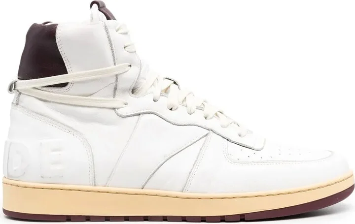 Panelled High-Top Sneakers