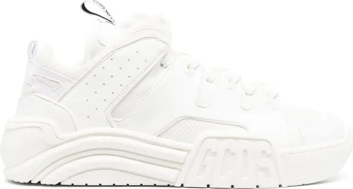Panelled High-Top Sneakers