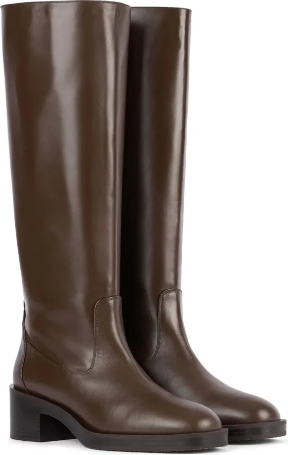 Panelled Knee-Length Boots - Image 2