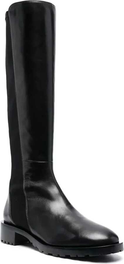 Panelled Knee-Length Boots - Image 2