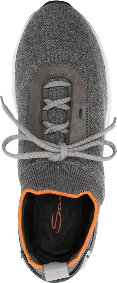 Panelled Knitted Sneakers - Image 4