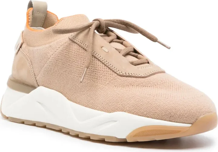 Panelled Knitted Sneakers - Image 2