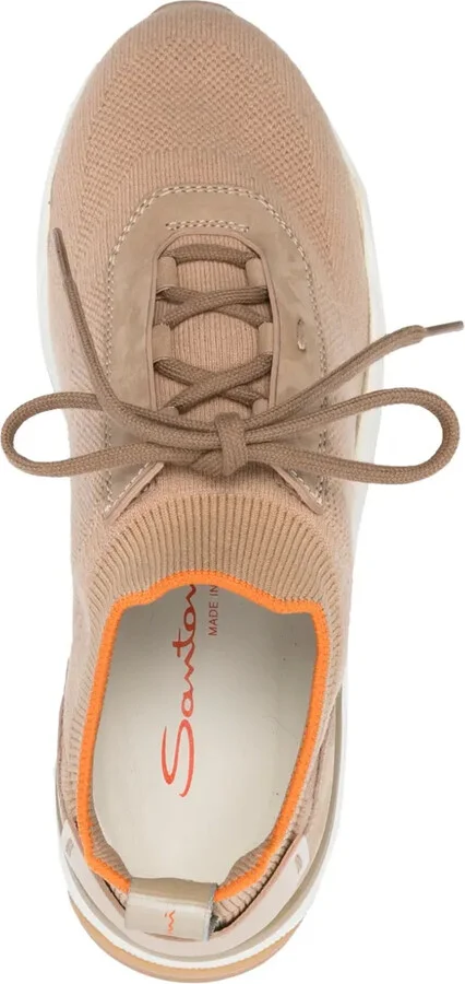 Panelled Knitted Sneakers - Image 4