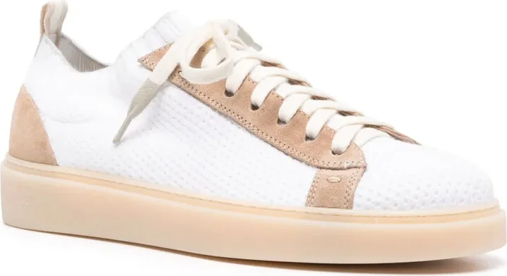 Panelled Knitted Sneakers - Image 2