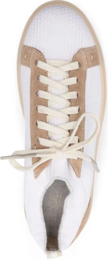 Panelled Knitted Sneakers - Image 4