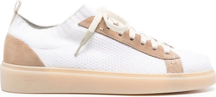 Panelled Knitted Sneakers