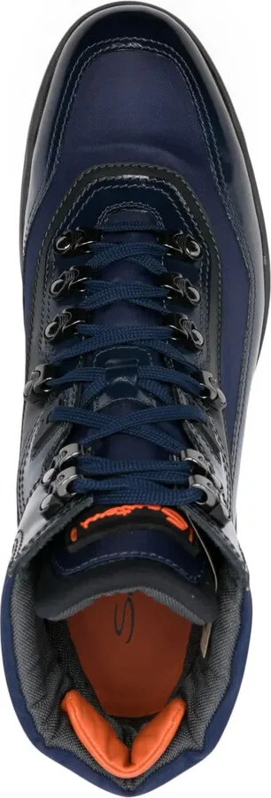Panelled Lace-Up Boots - Image 4