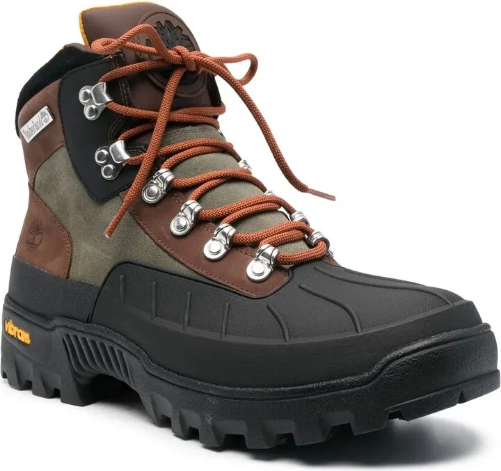 Panelled Lace-Up Boots - Image 2