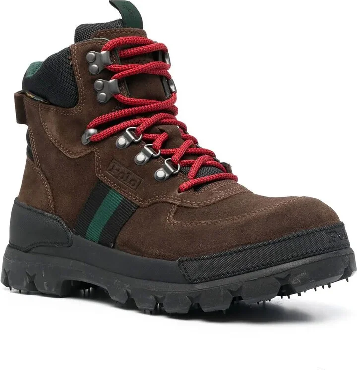 Panelled Lace-Up Boots - Image 2