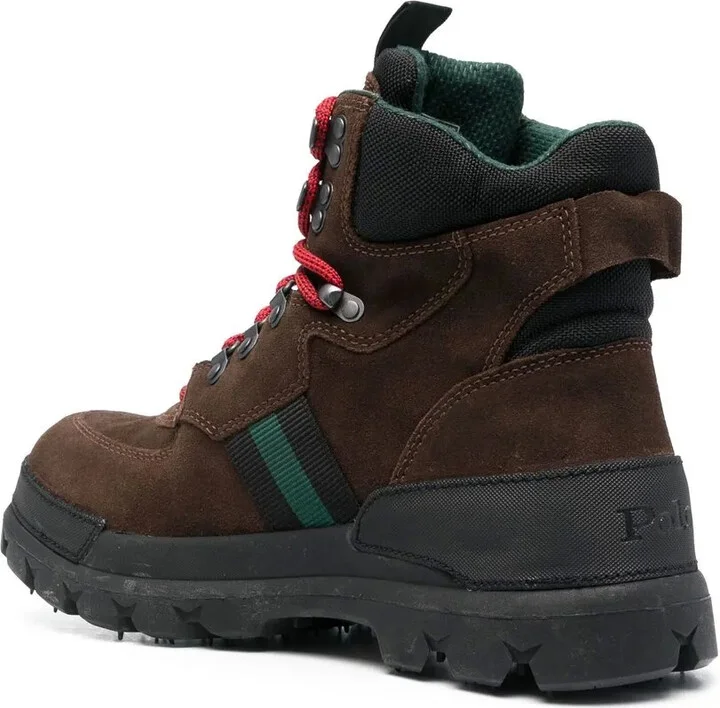 Panelled Lace-Up Boots - Image 3