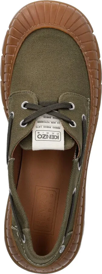 Panelled Lace-Up Loafers - Image 3