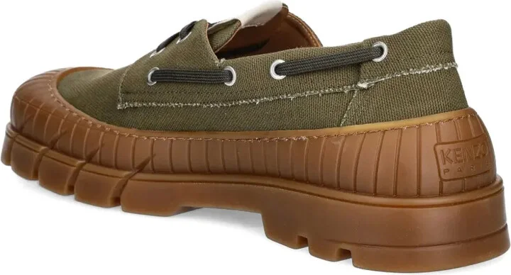 Panelled Lace-Up Loafers - Image 4