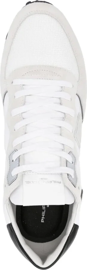 Panelled Lace-Up Sneakers - Image 4