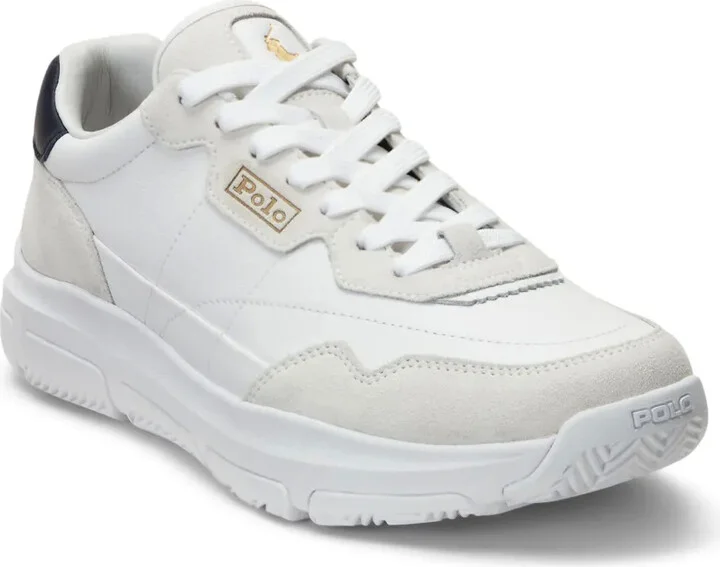 Panelled Lace-Up Sneakers - Image 2