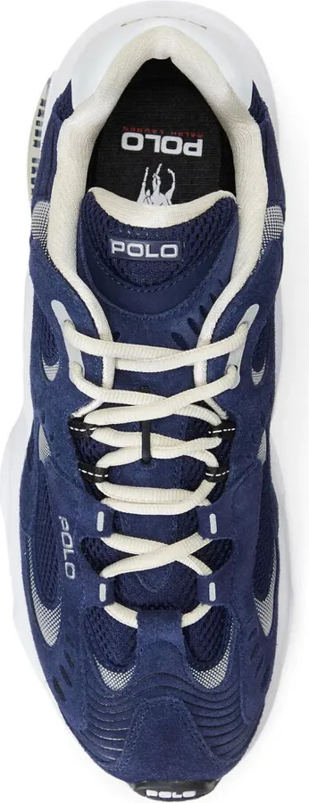 Panelled Lace-Up Sneakers - Image 4