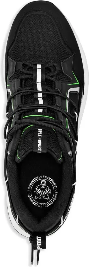 Panelled Lace-Up Sneakers - Image 4
