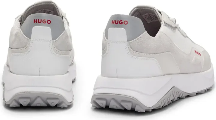Panelled Lace-Up Sneakers - Image 3