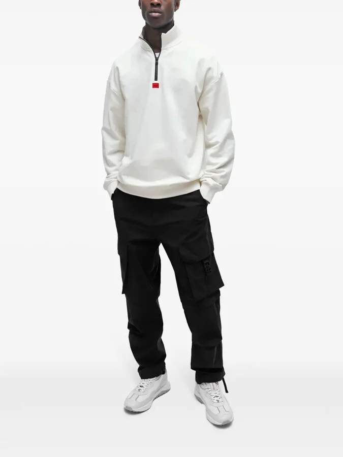 Panelled Lace-Up Sneakers - Image 5