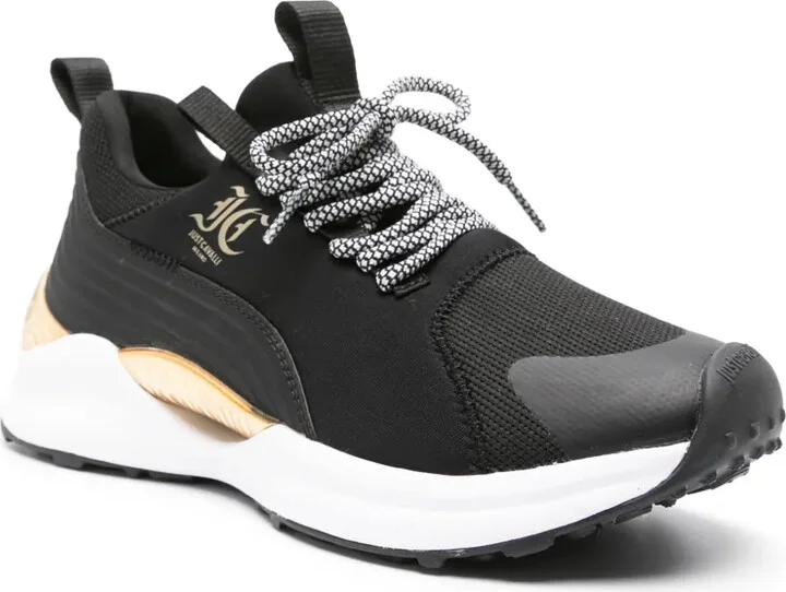 Panelled Lace-Up Sneakers - Image 2