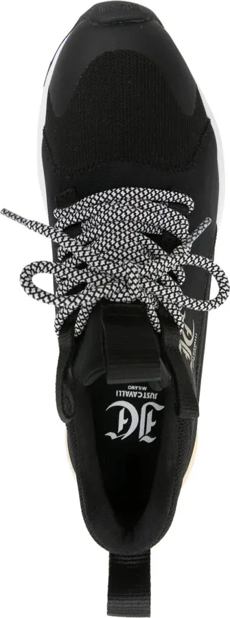 Panelled Lace-Up Sneakers - Image 4