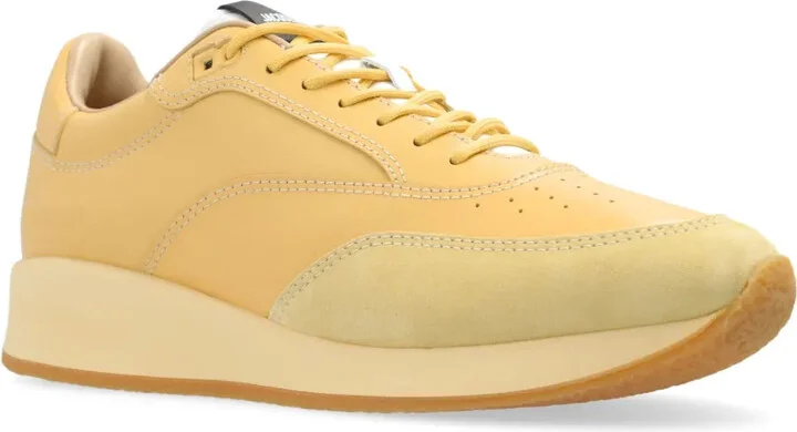 Panelled Lace-Up Sneakers - Image 2