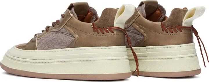 Panelled Lace-Up Sneakers - Image 3