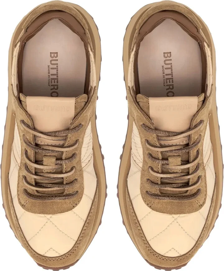 Panelled Lace-Up Sneakers - Image 5