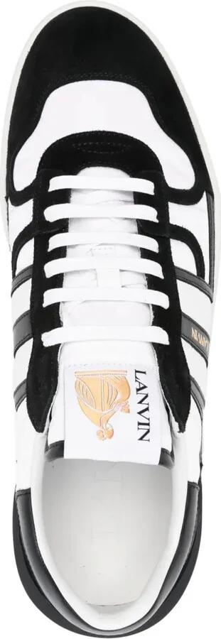Panelled Lace-Up Sneakers - Image 4
