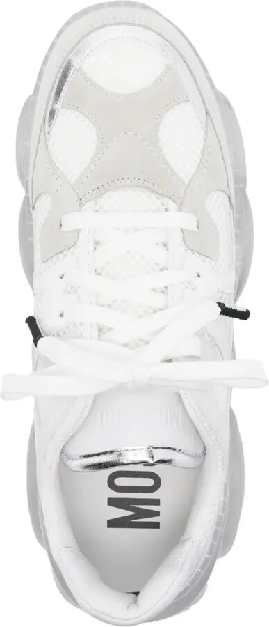 Panelled Lace-Up Sneakers - Image 4
