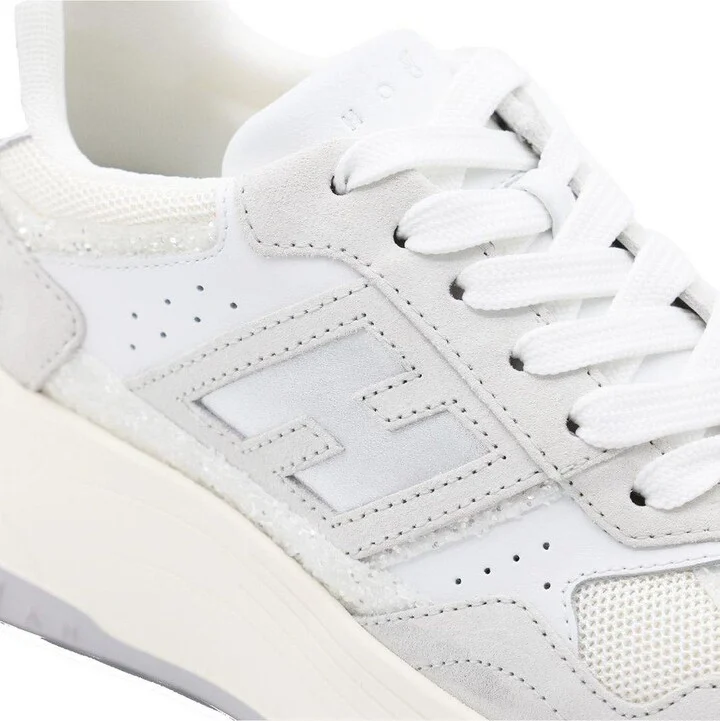 Panelled Lace-up Sneakers - Image 4