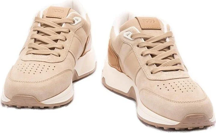 Panelled Lace-up Sneakers - Image 2