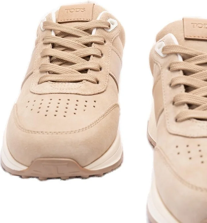 Panelled Lace-up Sneakers - Image 4