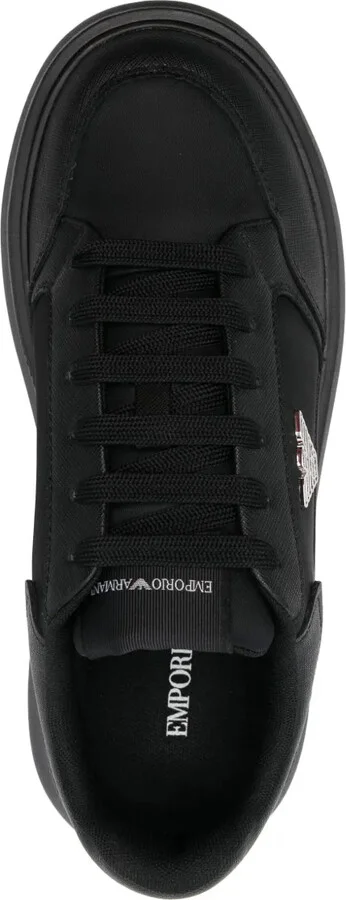 Panelled Lace-Up Sneakers - Image 4