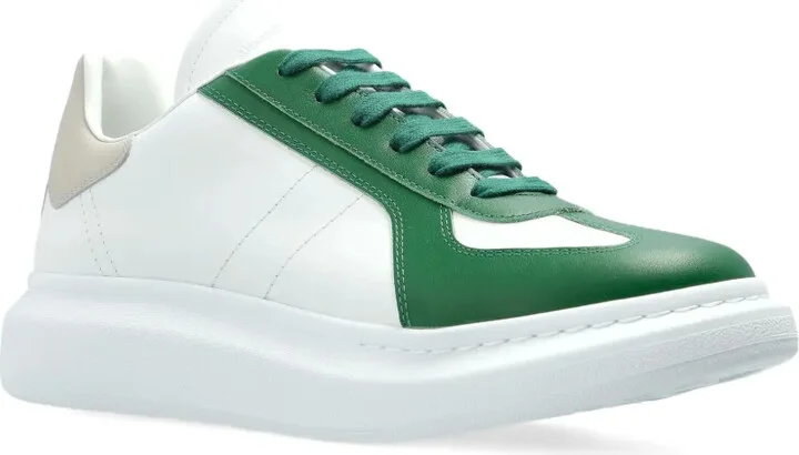 Panelled Lace-Up Sneakers - Image 2