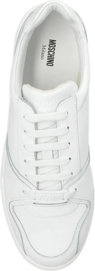 Panelled Lace-Up Sneakers - Image 4
