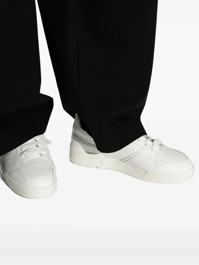 Panelled Lace-Up Sneakers - Image 5