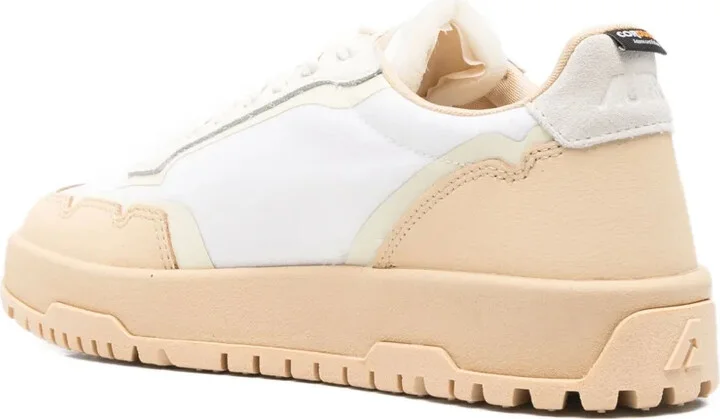 Panelled Lace-Up Sneakers - Image 3