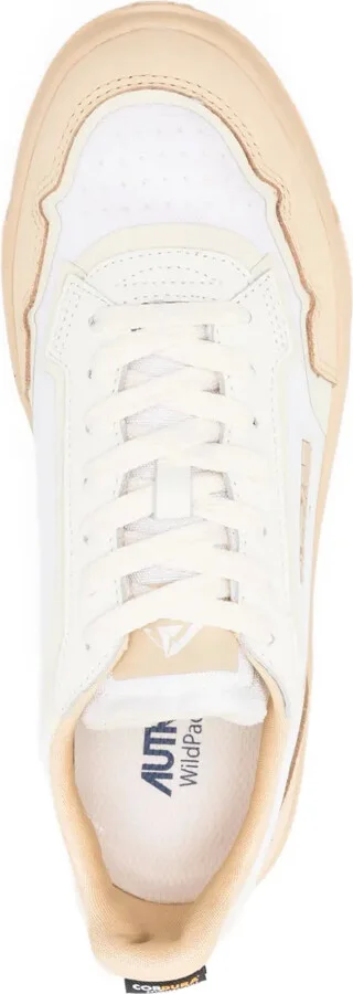 Panelled Lace-Up Sneakers - Image 4