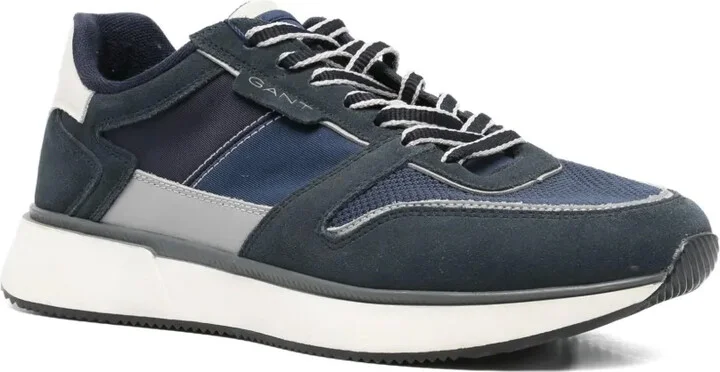 Panelled Lace-Up Sneakers - Image 2