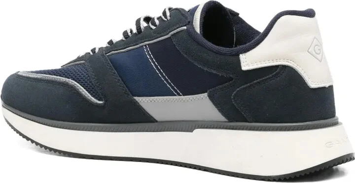 Panelled Lace-Up Sneakers - Image 3