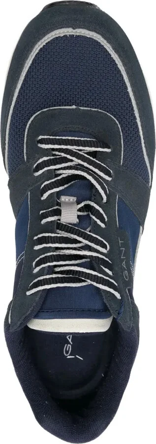 Panelled Lace-Up Sneakers - Image 4