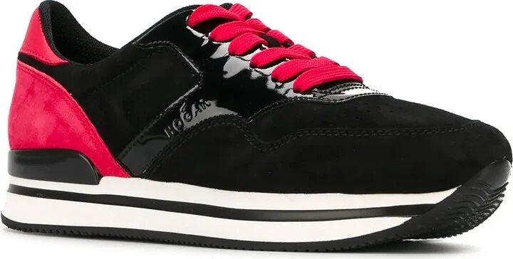 Panelled Lace-Up Sneakers - Image 2