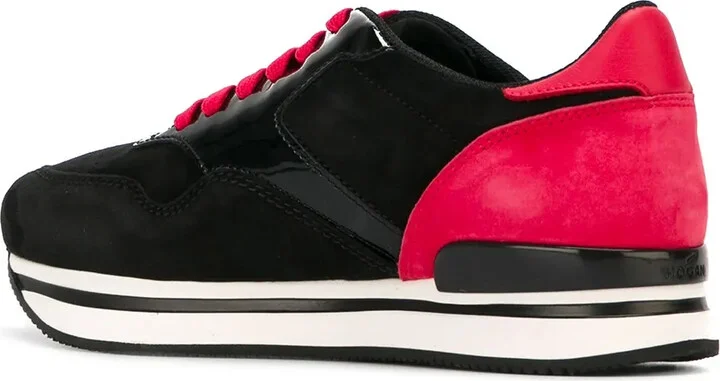 Panelled Lace-Up Sneakers - Image 3