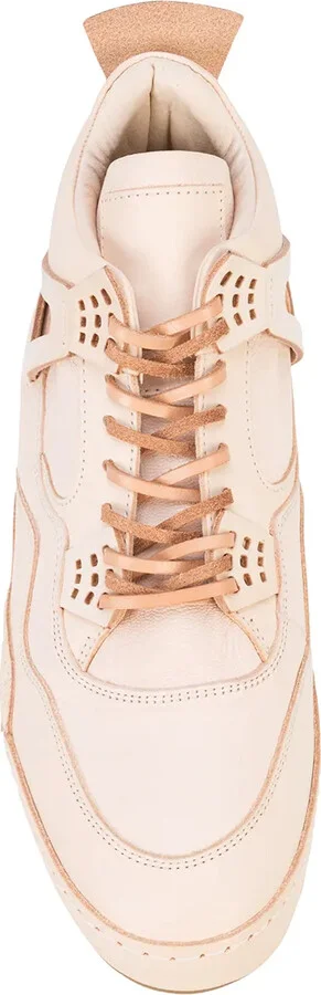 Panelled Lace-Up Sneakers - Image 4