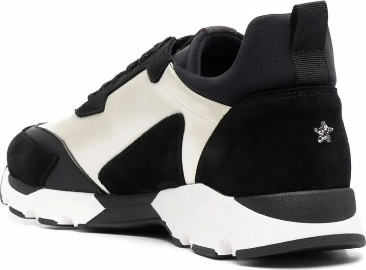 Panelled Lace-Up Sneakers - Image 3